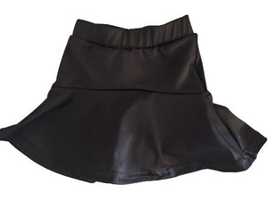 Open image in slideshow, Black Varsity Skirt (skort)
